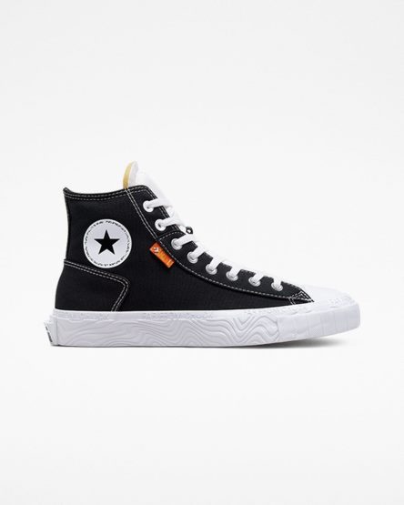 Men's Converse Chuck Taylor Alt Star Canvas High Top Shoes Black / White | AU 68193D